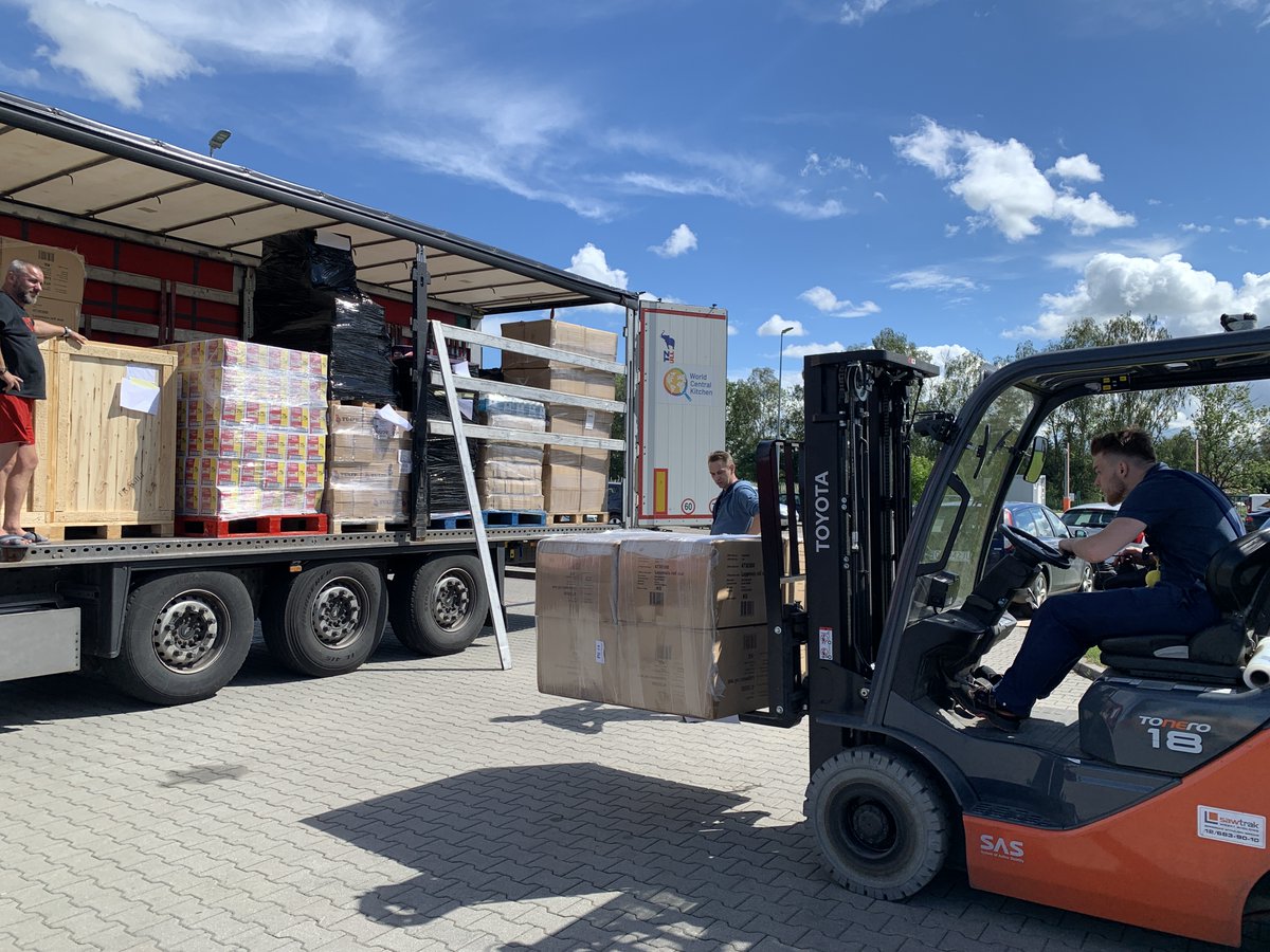 Aid for the people of Ukraine are on their way though our partner, <a href="/WCKitchen/">World Central Kitchen</a>. We are proud to provide aid to Ukraine, and beyond grateful for the ongoing commitment of our Poland team to consolidate the incoming supplies and ensure distribution to the areas of greatest need.