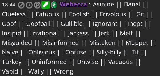 shoe0nhead's tweet photo. “unnatural” seems way more ‘bigoted’ than the ableist ones lmfao i love this discourse
insults are insulting yes https://t.co/Jez2S3hHHW