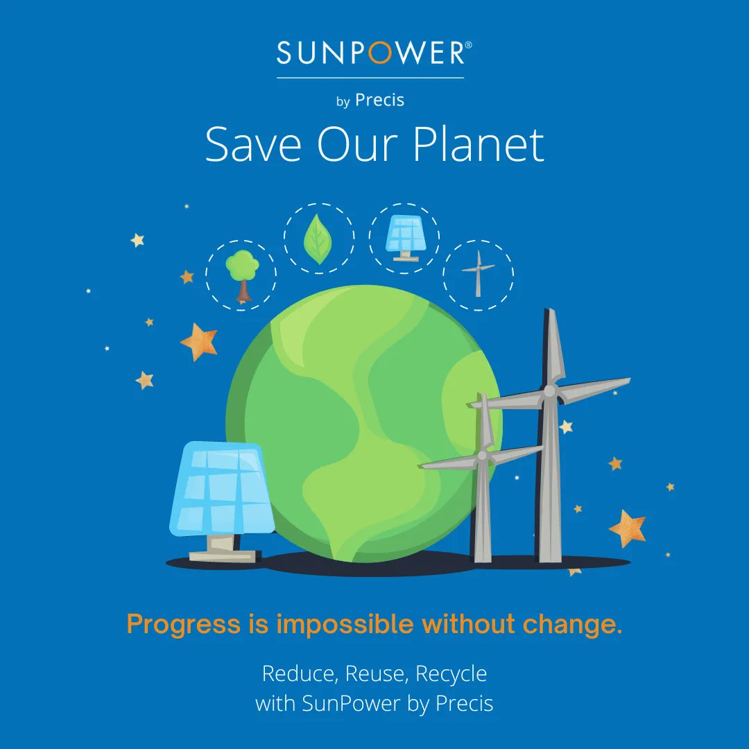 PrecisSolar's tweet image. Renewable energy keeps our planet going. Progress is impossible without change. So, let’s change our habits and switch our energy usage and how we produce it! #inflation #globalwarming #Solar #Energy #Ecofriendly