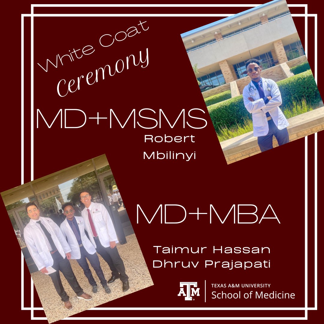 #WhiteCoatCeremony2022. The #WhiteCoatCeremony is a rite of passage, marking the official entry of these future #Aggiedocs into medical school. Whoop! #tamumedicine2026 #aggiedoc #tamumedicine #tamumdplus #MDplus