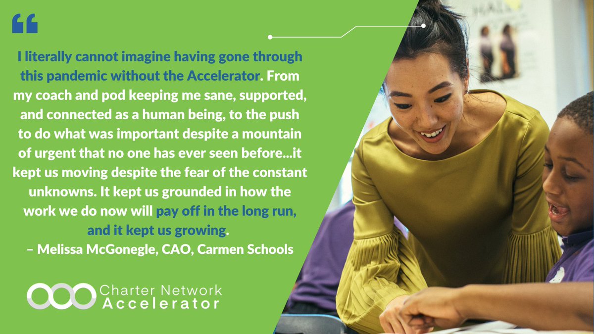 Accel_Network's tweet photo. The Accelerator supports senior leaders of CMOs to lead transformational change at their networks. We’re recruiting our next cohort of extraordinary leaders now! https://t.co/ttOjscsYCD 

#applications #learning #leadership #Edchat https://t.co/NChSLdcVL8
