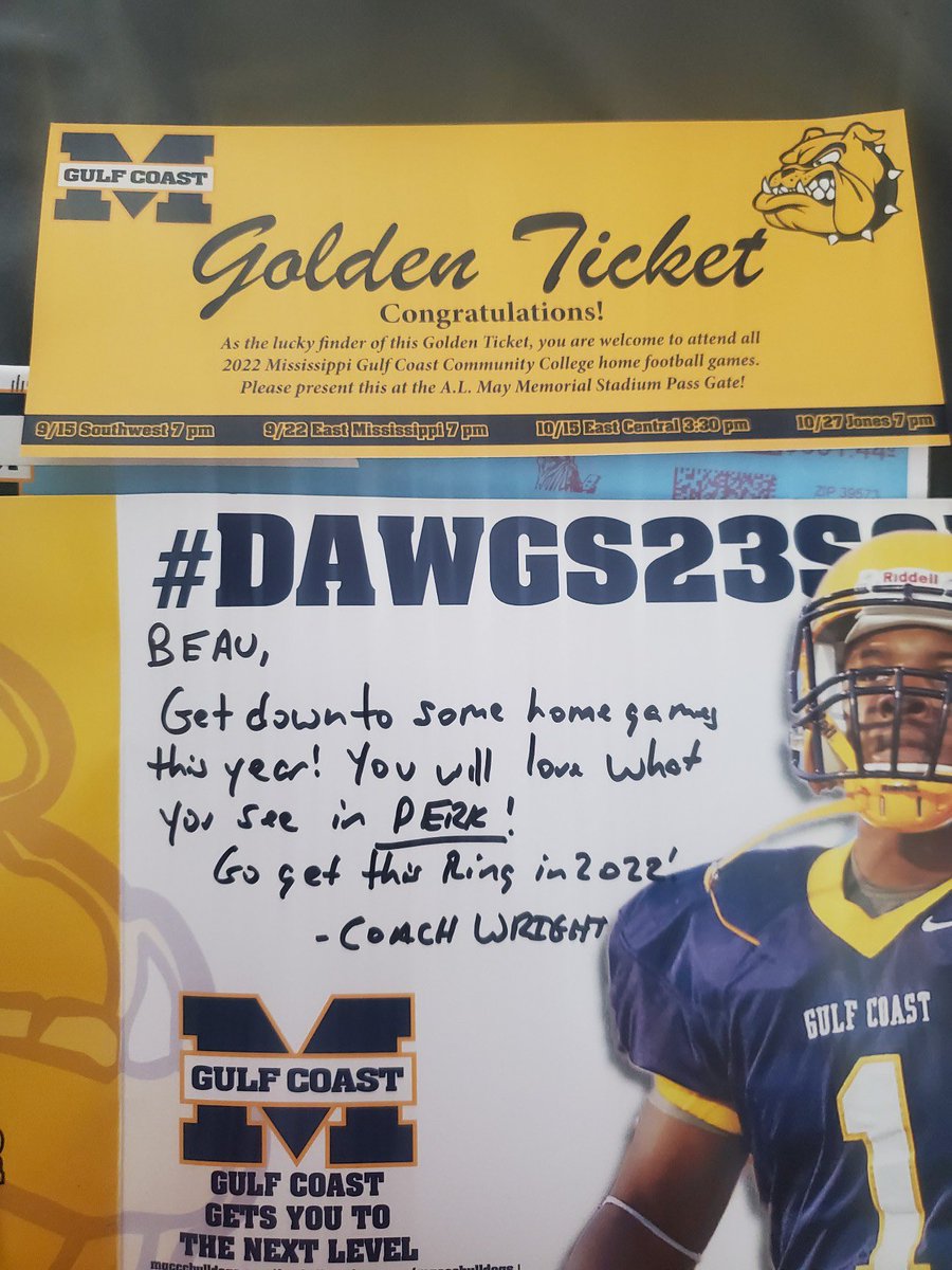 I appreciate the love from <a href="/CoachWrightPerk/">Jack Wright</a> and Gulf Coast today!

Go Bulldogs!