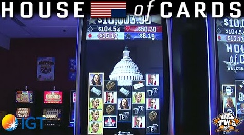 House of Cards Slot Machine -  - The game comes in their CrystalCore cabinet with a 42&quot; display, giving players a cinematic experience, engaging base and bonus game play, and five multi-level progressives.