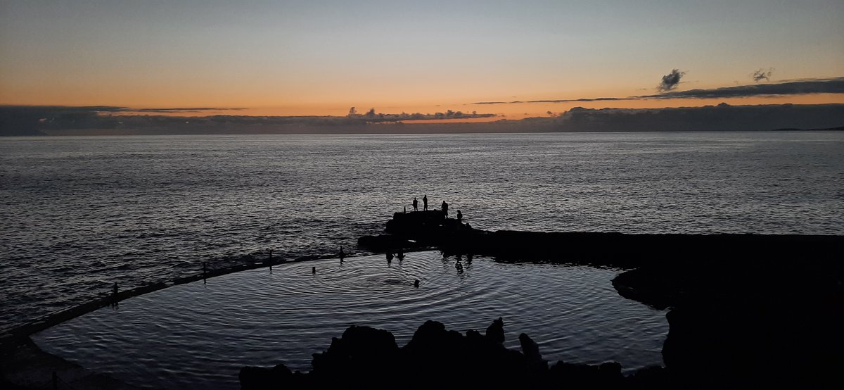 Sunset at Tenerife near Los Gigantes and natural pools. 
PS: this area is full of dolphins and whales! See the full video below!
youtube.com/watch?v=rsMT3o…