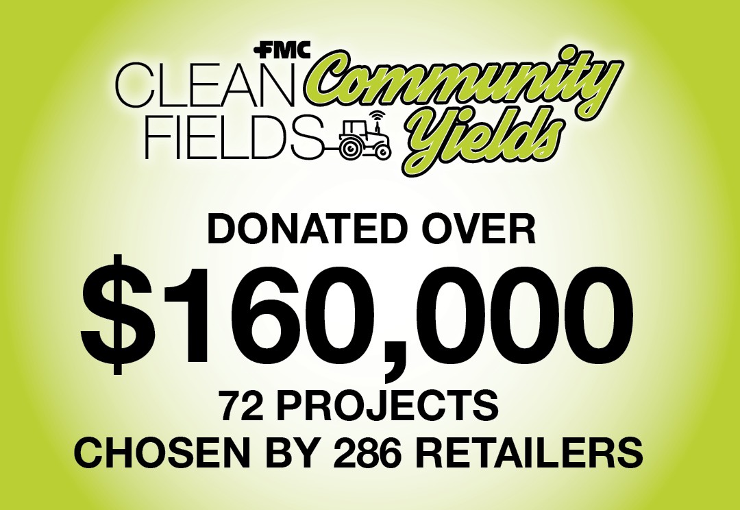 FMCAgCanada's tweet photo. How’s this for growth...

2020: We donated $77k to 31 local organizations 🎉
2021: $160k to 72 projects chosen by 286 local retailers 🎉
2022: You decide ⁉️

We donate for every acre of FMC fall herbicide purchased. Learn more: https://t.co/91UGfRRs1h #cleanfieldscommunityyields https://t.co/b3HGWQxfQ2
