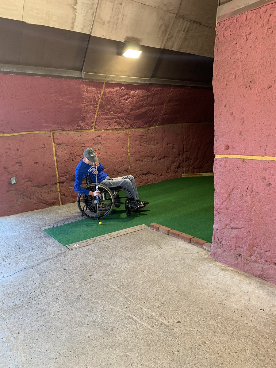 AccessMiniGolf's tweet image. It was fun to ride the train up &amp;amp; play @ProfessorHacker Lost Treasure mini golf (Pigeon Forge, TN) today. Lots of challenging holes &amp;amp; all 18 holes were wheelchair accessible. @POchnikowski &amp;amp; @AllSportsNut combined had 1 ace! #MiniGolf #AccessMiniGolf ♿️⛳️