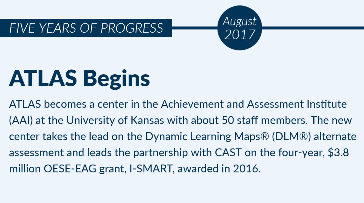 atlas4learning's tweet photo. We celebrate five years of progress this month as ATLAS continues to improve the learning landscape for ALL students. #Anniversary #Learning #accessibility https://t.co/9G5AMapPXj https://t.co/b7HK3u6r1Y