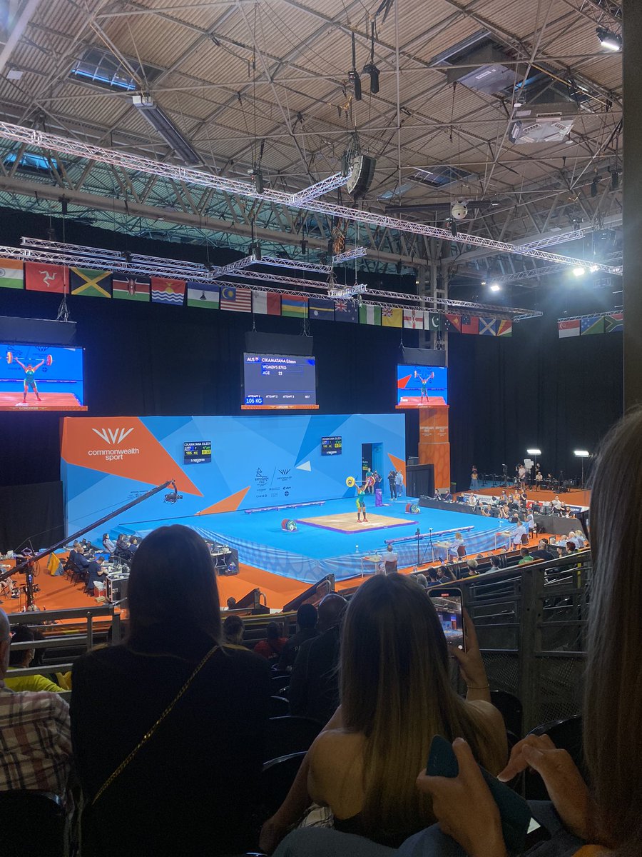 Avital_Prais's tweet photo. Very cool having the Commonwealth Games pretty much on my doorstep! Obviously had to go check out some of the strong weightlifting gals🏋🏽‍♀️🤩 #B2022 https://t.co/EVheTIniqa