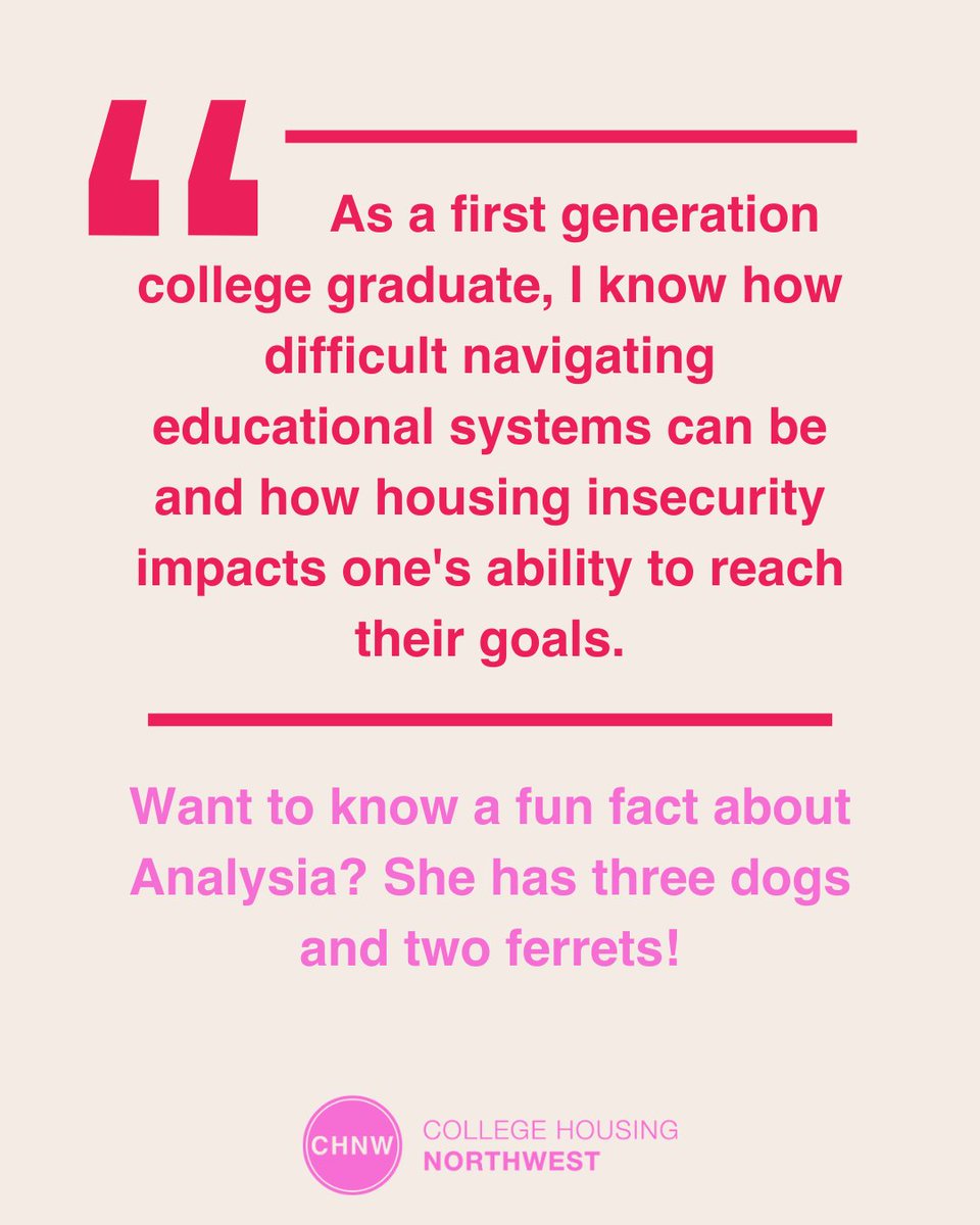CHNWHousing's tweet photo. Please join us in welcoming Analysia to the CHNW team! She is our new program coordinator for the Affordable Rents for College Students (ARCS) program. What drew her to CHNW was the opportunity to be involved in a new and rapidly growing program. https://t.co/WPzqBYqD82