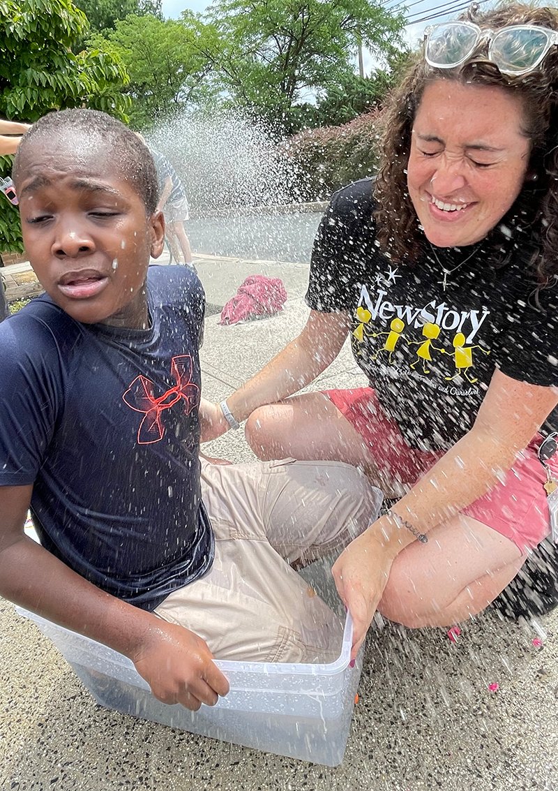 NSS Harrisburg had a blast celebrating the end of ESY! They played with water guns, water beads, water balloons, and did a sensory activity with shaving cream. 
The ESY program is a great way for students to stay on &amp; still have a fun summer! Learn more: hubs.la/Q01j2fvJ0