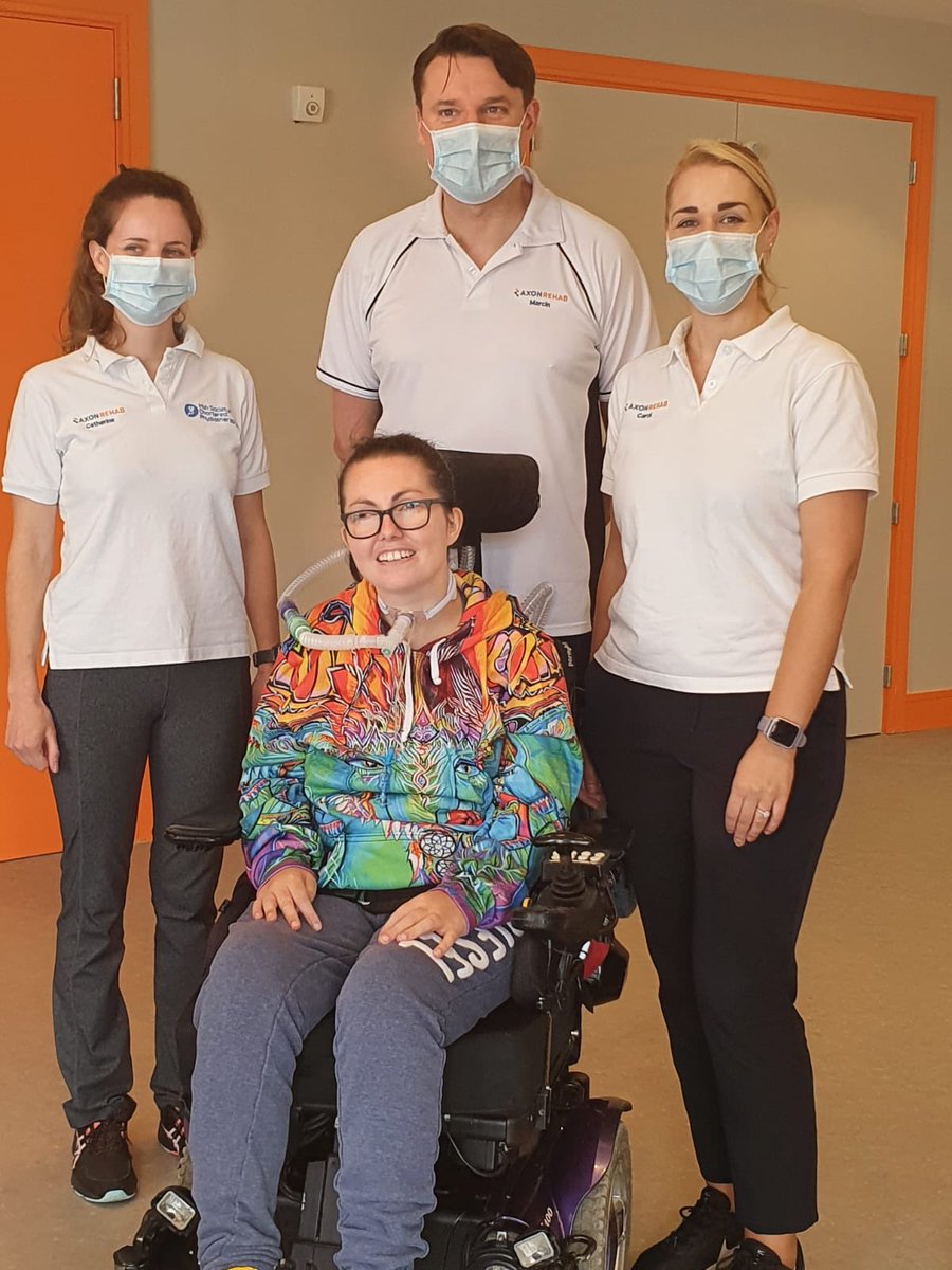 First patient in our new purpose built neurological practice “AxonRehab” in Birdhill. First of many fantastic days ahead of us. Watch this space. ⁦<a href="/susancoote/">Susan Coote</a>⁩ ⁦<a href="/cornall7/">Catherine Cornall</a>⁩ ⁦<a href="/Hynezo/">Conor Hynes</a>⁩ ⁦<a href="/SaeboUK/">Saebo UK</a>⁩ ⁦<a href="/sarahayesPT/">Sara Hayes</a>⁩ ⁦<a href="/saeboukglyn/">Glyn Blakey</a>⁩ ⁦<a href="/tyromotion/">Tyromotion</a>⁩