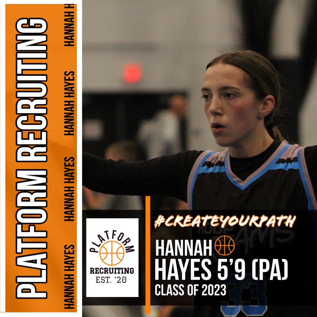New addition C/O ‘23 5’9 Forward <a href="/hannahhayes_33/">hannah hayes</a> (PA)

Tough and hard-nose basketball player that uses her length to her advantage. She will help a program that needs toughness immediately at the collegiate level.

🎥 youtu.be/E5xiag6-Tfg