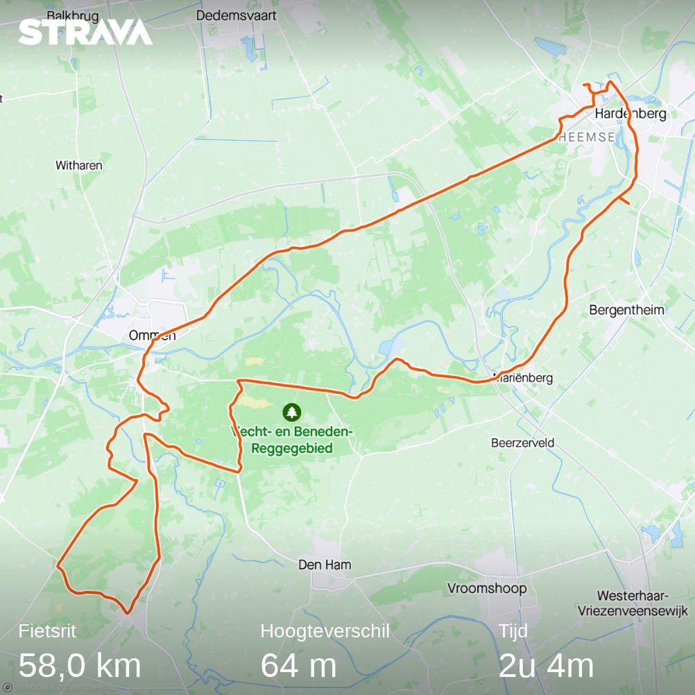 Bekijk mijn fietsrit op Strava.
strava.app.link/cDpaOz2Masb