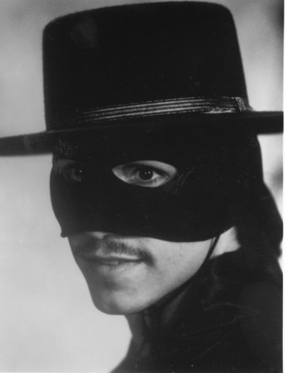 What modern superhero is most like Zorro! (No hints, this is too easy). First correct response gets a free ticket! All responses will go into a drawing for one half price ticket!