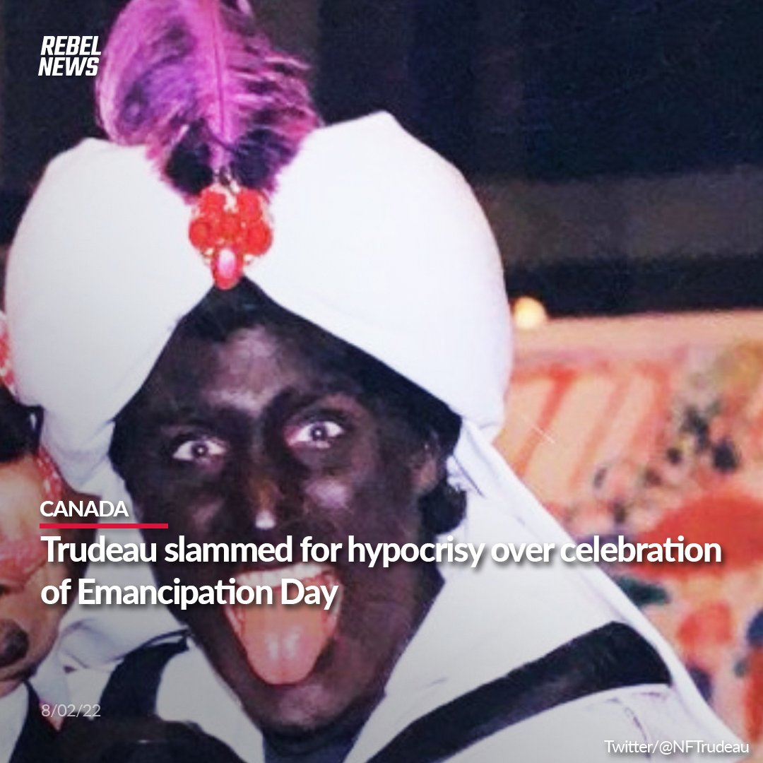 Canadian Prime Minister Justin Trudeau has been slammed for his apparent hypocrisy in celebrating Emancipation Day, in which he acknowledged “the painful history of slavery in Canada,” and “the strength of Black communities.” 

MORE: rebelne.ws/3Jp27IV