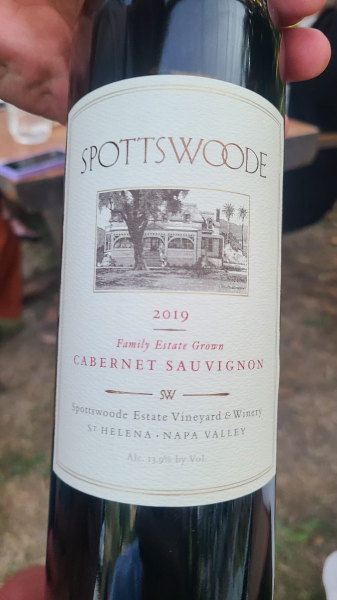 8) And finally, we drank all the amazing regenerative wine (biodynamic) &amp; ate food by amazing farm to table chefs that are helping support these farms. Go do this program you won’t regret it! <a href="/SpottswoodeWine/">Spottswoode</a>