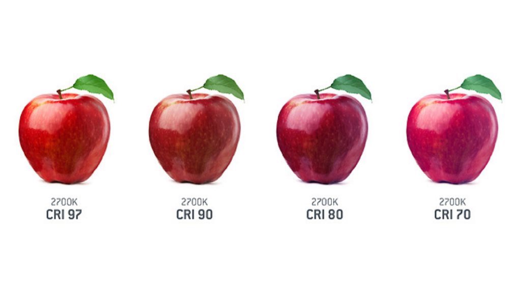 mjlightingwpg's tweet photo. 💡👇 Fun Fact👇💡🍎
 
Did you know CRI (colour rendering index in lighting) affects the way we perceive colour? 
 
High CRI will produce a similar colour spectrum to the sun and look natural, low CRI will look unnatural, but may make certain colours stand out!

#MJLandE #FunFact https://t.co/AEJ5uwqB0t