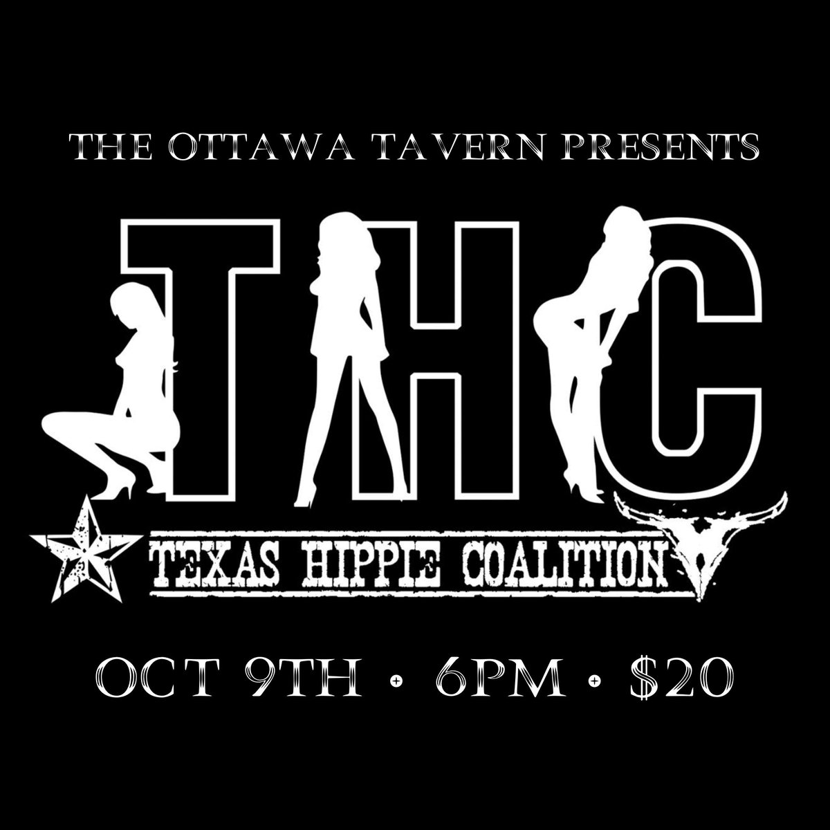JUST ANNOUNCED: Texas Hippie Coalition live at The Ottawa Tavern Sunday, October 9th. 

Tickets on sale now - eventbrite.com/e/texas-hippie…