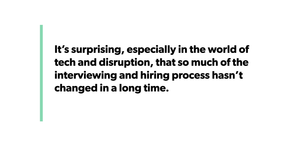 firstround's tweet photo. When's the last time you thought about fine-tuning your hiring process? 

In the latest on the Review, @Peoplisms' founders share fresh ideas for startups. For example, instead of sorting through a massive pile of resumes, try a 3-question screener survey.
https://t.co/jqHw4wJAVO https://t.co/PNhoeuKXjo