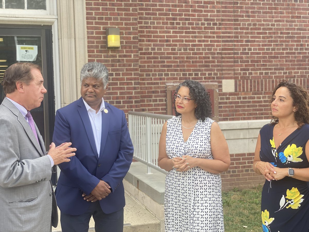 SpeakerCoughlin's tweet photo. Investing $2 million to transform Edgar Field to turf is changing things for the better in Metuchen. Often getting rained out, with @RKarabinchak and Assemblyman Stanley we heard how excited the school community and residents are about the new field on its way. More on this soon! https://t.co/dIGL5fM6rm
