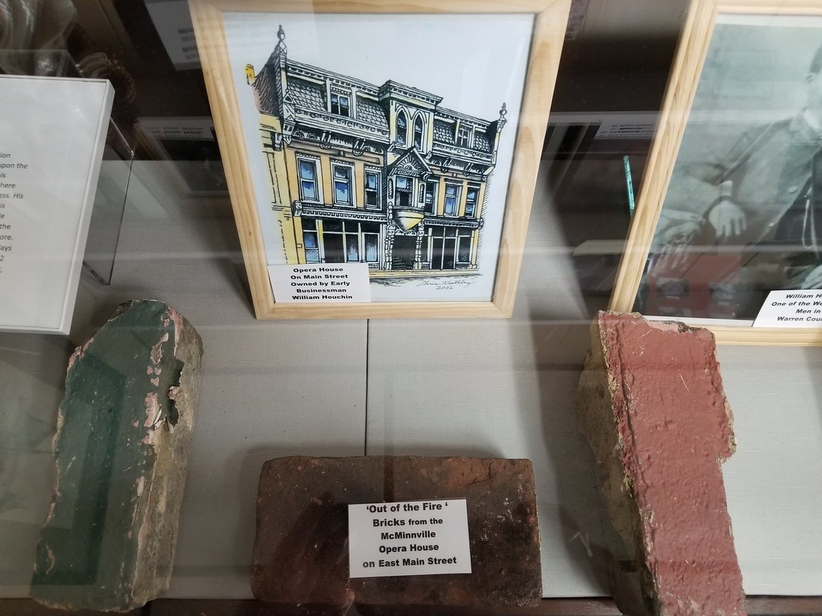 MTSUGoreCenter's tweet photo. Today we visited Rian Rowland, one of our grad assistants, at their internship cataloging items for Warren County's Black History Museum. What an impressive community museum! Visit their website for more information: https://t.co/JTaAI0ac1f https://t.co/VXg1xqj9kv