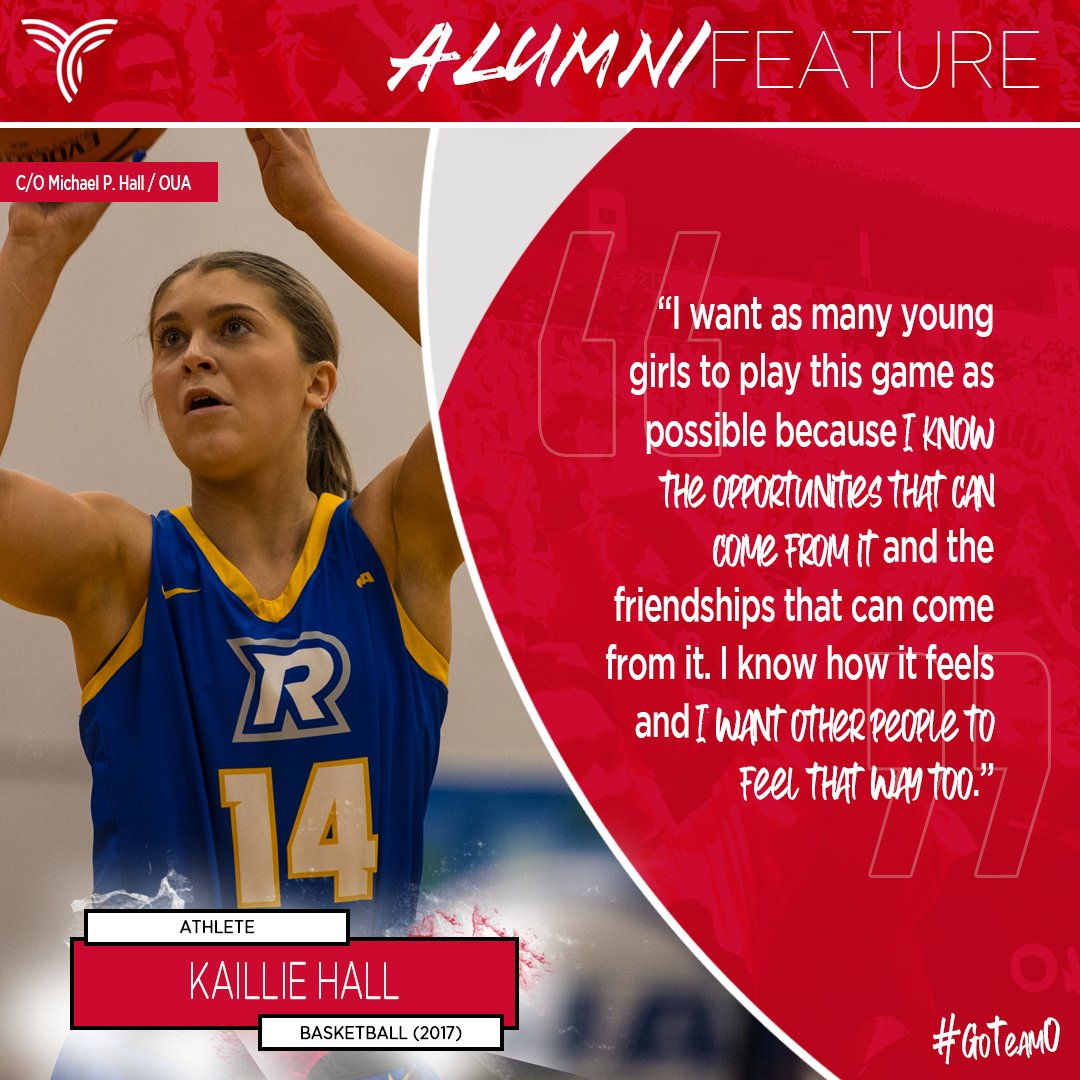 💬 | "I want as many young girls to play this game as possible because I know the opportunities that can come from it."

Read more about #TeamO alumna and current @athleticstmu standout Kaillie Hall (🏀)!

🔗 adobe.ly/3BCoFUE
#GoTeamO⭕ | #2022CanadaGames