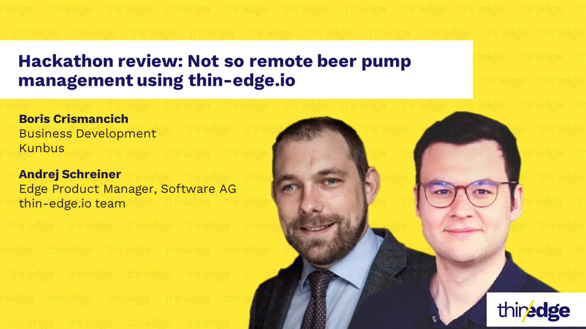 Boris Crismancich, Business Development from <a href="/kunbus_gmbh/">Revolution Pi</a>, and Andrej Schreiner from the <a href="/thin_edge_io/">thin-edge.io</a> team walk you through the hackathon challenge we set ourselves and the amazing results we achieved youtu.be/y8ODfA6_x7I

#opensource #embedded #industrial #edge #linux