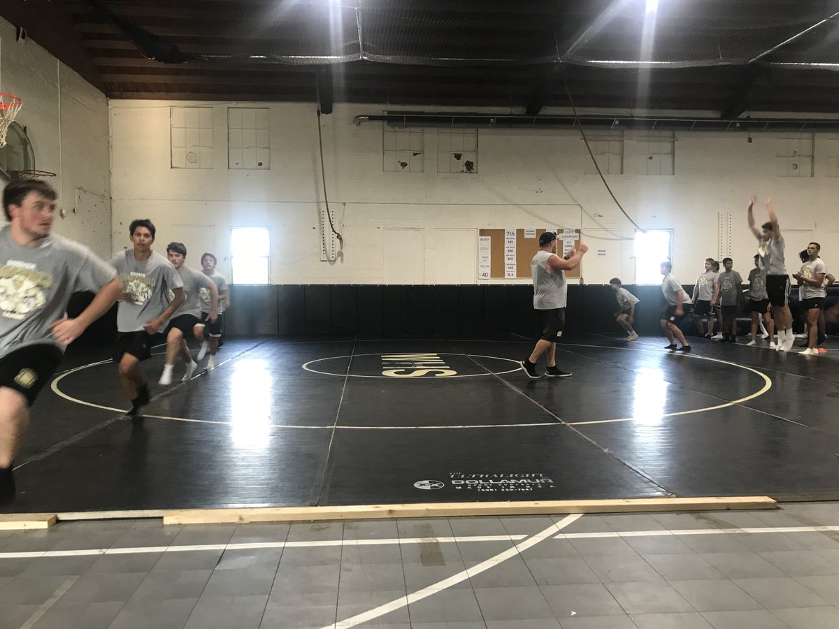 woodwardboomers's tweet photo. Woodward Boomer Football at boot camp!!! #RollWagon https://t.co/vDF0RUcd5Y