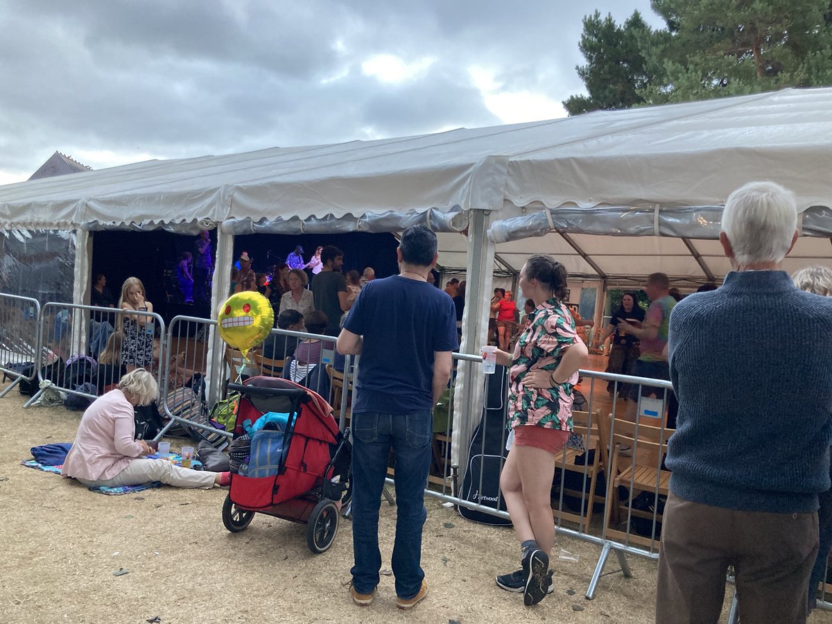 NellyPlants's tweet photo. @sidmouthfolk sorry to be ‘that person’ but new BG marquee boundary is a nightmare for families with small kids, as little ones now have nowhere to ‘free style’ within ticketed area. Please bring back little fenced off grass area so they can boogie inside the boundary! https://t.co/sUu1OOTEib