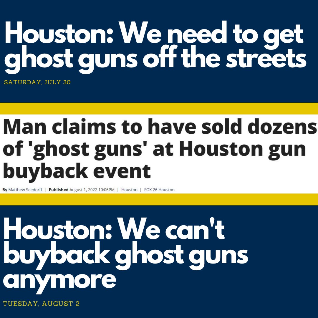 Man exchanges 62 3D printed guns that cost $186 to print for $3100 in gift cards. 

When asked why he scammed the system, he said
"Pay fair prices [at gun buyback events], use private donations rather than tax dollars, and don’t destroy historic guns." 1/2