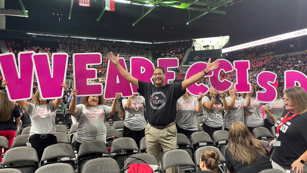 We can't wait to welcome our students on Aug. 9! #CCISDproud 

#TeamCCISD kicked off the school year during Convocation this morning! More photos from Convocation: bit.ly/3JoBVy6