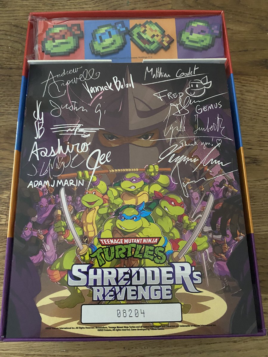 FGC_PhantoM's tweet photo. Ca y’est j’ai enfin pu mettre la main sur mon exemplaire collector du jeu #TMNT #ShreddersRevenge, un jeu juste excellent, bande originale démente, parfait pour jouer à plusieurs 🙌🏼 @Dotemu @TributeGames #unboxing #teenagemutantNinjaturtles https://t.co/ZnAfv7SKLu