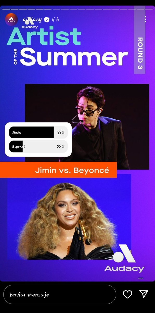 face_yourself_l's tweet photo. #JIMIN, #JUNGKOOK, #V y #JHOPE están nominados en la categoría de "ARTIST OF THE SUMMER" en los #AudacyATOS
Vayan a Instagram también a votar en las encuestas
https://t.co/7LzbLcSa0L https://t.co/wrwVh2pQas