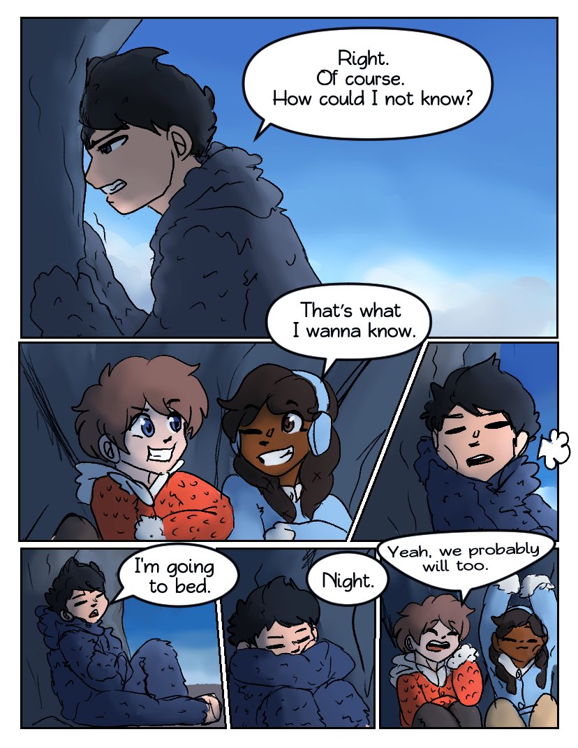 ATLA+RAYA New friends Aurora, Casey, Preston, and Zara need to get to The Sunny Place. The problems? Aurora can't control her teleportation powers, monsters roam The Frozen Land, and the never ending blizzards might beat them before the monsters can. #DVart #GN #MG #POC #LGBTQ