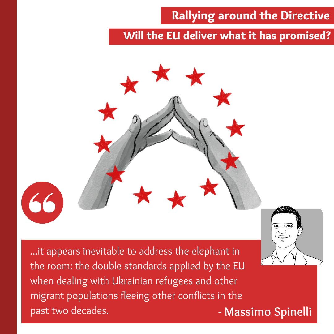 In his first article at The Governance Post, Massimo Spinelli sheds light on the 'Temporary Protection Directive', its implementation, and the hurdles that may lie ahead. 

Read more through the link: thegovernancepost.org/2022/07/rallyi…

#europe #eu #refugees #ukrainewar