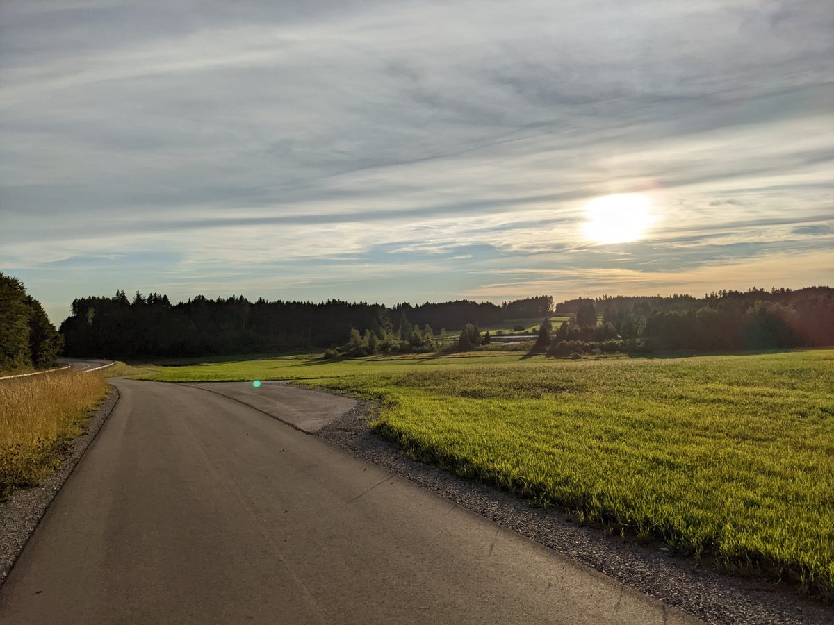 Abendrunde mit dem Rennrad