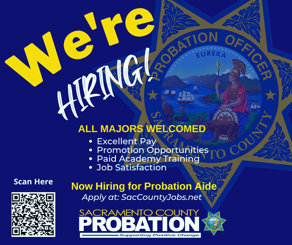 Sac County Probation on Twitter: "The Sacramento County Probation