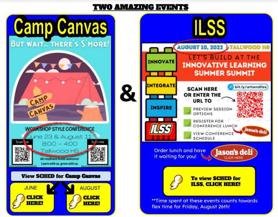 #VBCPS @vbschools #VBSchools #WeareVBSchools Check out these two great learning oppurtunities for VBCPS educators! It's not too late to join in on the fun & learning. bit.ly/ilss22mobile