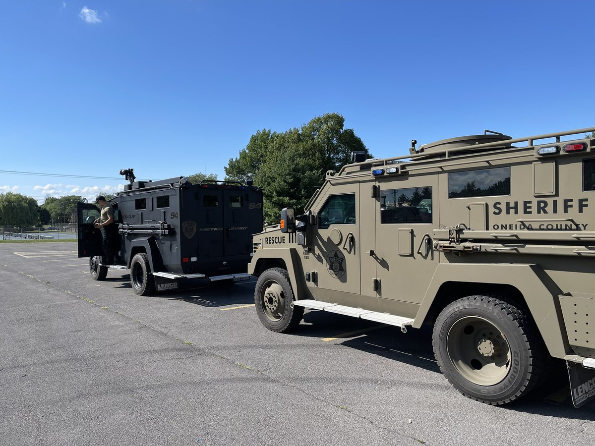 CodyZarnock's tweet photo. Beautiful day for #NationalNightOut  with @OneidaCoSheriff, Utica Fire and Utica PD @AshtenLord4 @CamisSyc @DennisJFosterJR @judy_cavalieri @FirstNet @OneNYNJ https://t.co/pwZ4Zg83i9