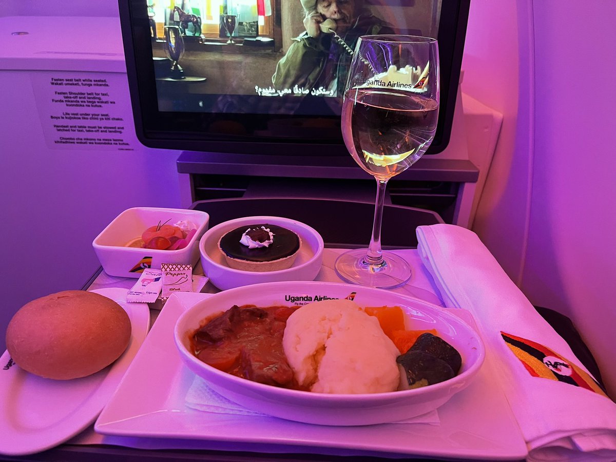 <a href="/UG_Airlines/">Uganda Airlines</a> Excellent flight and service to OR Thambo this evening !!
