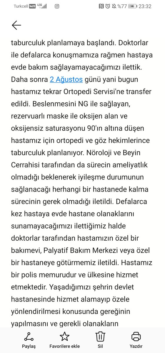 Lütfen sesimizi duyun. Devlete hizmet veren bir polis memuru olan kardeşimin yardımınıza ihtiyacı var... <a href="/drfahrettinkoca/">Dr. Fahrettin Koca</a> <a href="/saglikbakanligi/">T.C. Sağlık Bakanlığı</a>