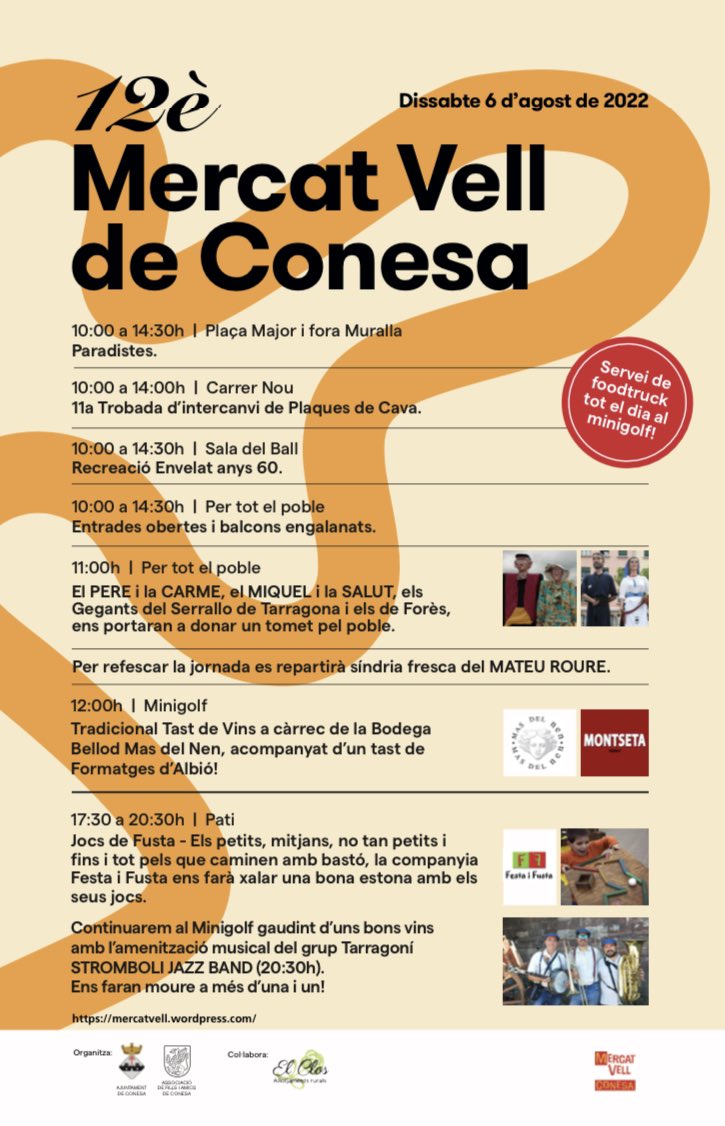 MercatConesa's tweet photo. Hem tornat!!! https://t.co/w8BLgJ2ZFU