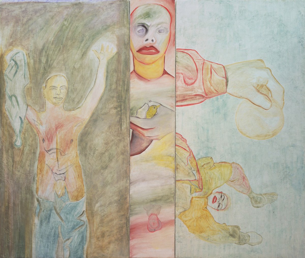Francesco Clemente, Conversion to Her, 1983 #museumofmodernart #francescoclemente moma.org/collection/wor…