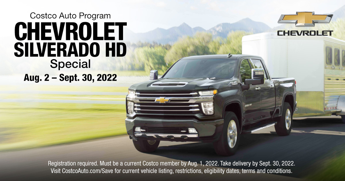Costco Auto Program on Twitter "The Chevrolet Silverado HD Special is