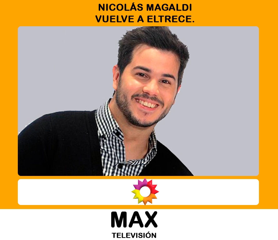 viewmaxar's tweet photo. #NicolasMagaldi vuelve a #Eltrece.
Según informa @pablomontagna , el conductor regresa a la pantalla y conducirá #LasVentas el cuál está basado en el segmento de #ATodoONada, donde los participantes llevan diferentes objetos para vender.
Hasta ahora no hay fecha de debut. https://t.co/LfsiFeIc3r