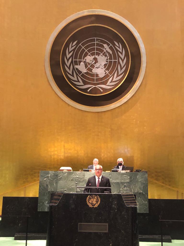 Slovakia at the UN 🇸🇰🇪🇺🇺🇳 (@slovakiaunny) on Twitter photo During #NPT2022 general debate, Amb <a href="/MichalMlynar/">Michal Mlynár</a> condemned 🇷🇺's unprovoked invasion of 🇺🇦, which significantly changed global security environment.
Despite current circumstances, we need 2B determined&aim 4 unity.
Preserving&upholding #NPT, its integrity&significance is crucial. During #NPT2022 general debate, Amb <a href="/MichalMlynar/">Michal Mlynár</a> condemned 🇷🇺's unprovoked invasion of 🇺🇦, which significantly changed global security environment.
Despite current circumstances, we need 2B determined&aim 4 unity.
Preserving&upholding #NPT, its integrity&significance is crucial.