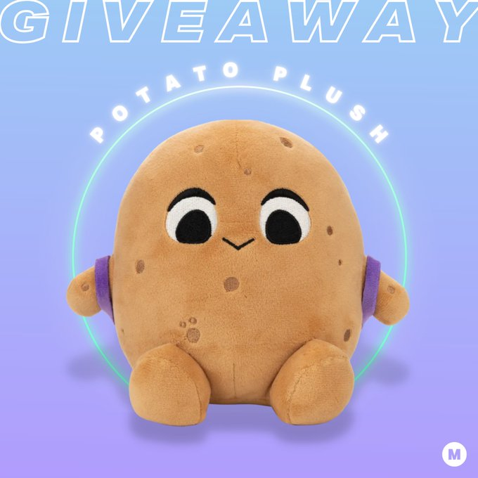 AyrunTV's tweet photo. To celebrate the release of my new Potato Plushie, we are giving away 2 of them!

How to enter?
1. Follow @Makeship and @AyrunTV
2. Retweet this post

Contest ends August 4th at 6pm GMT. Good luck! https://t.co/vBTI56Iuz8