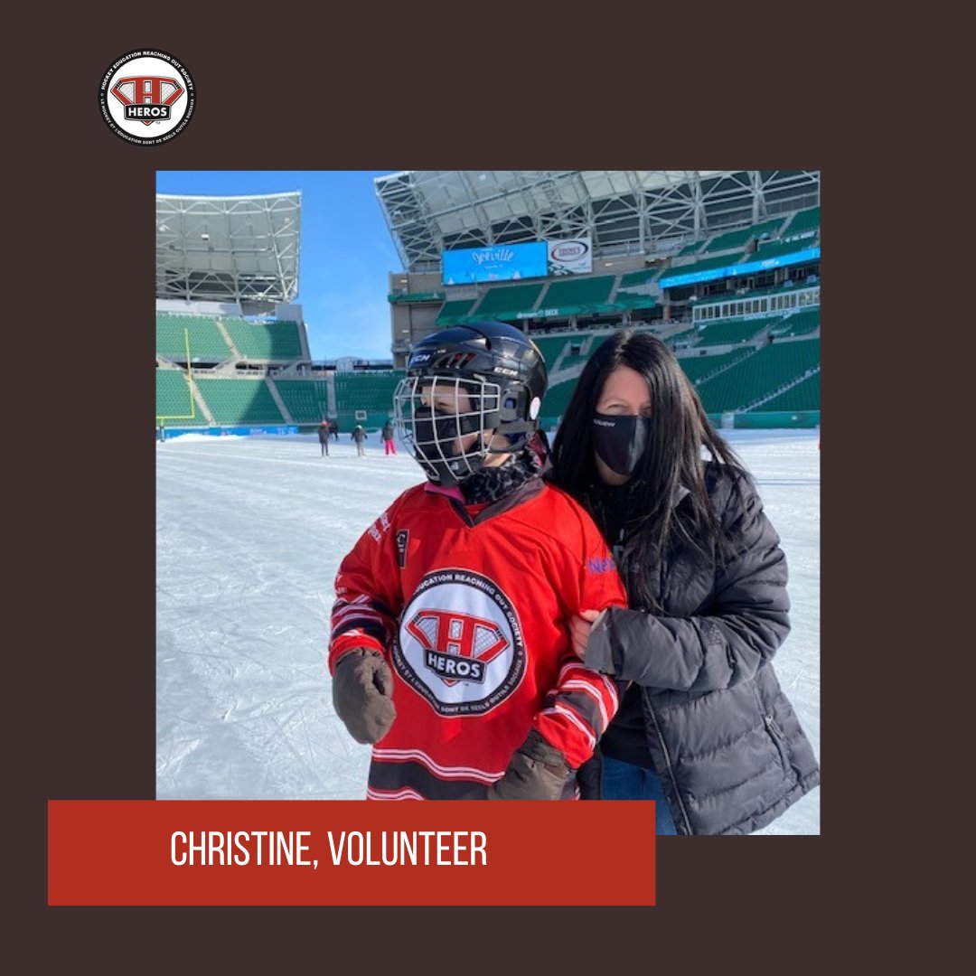 “I have been volunteering since October 2019 and will continue for as long as I am able. Every parent wants to see their child be included and accepted for who they are, this program provides that.” - Christine

Volunteer to be a HERO, for a HERO: heroshockey.com/volunteer