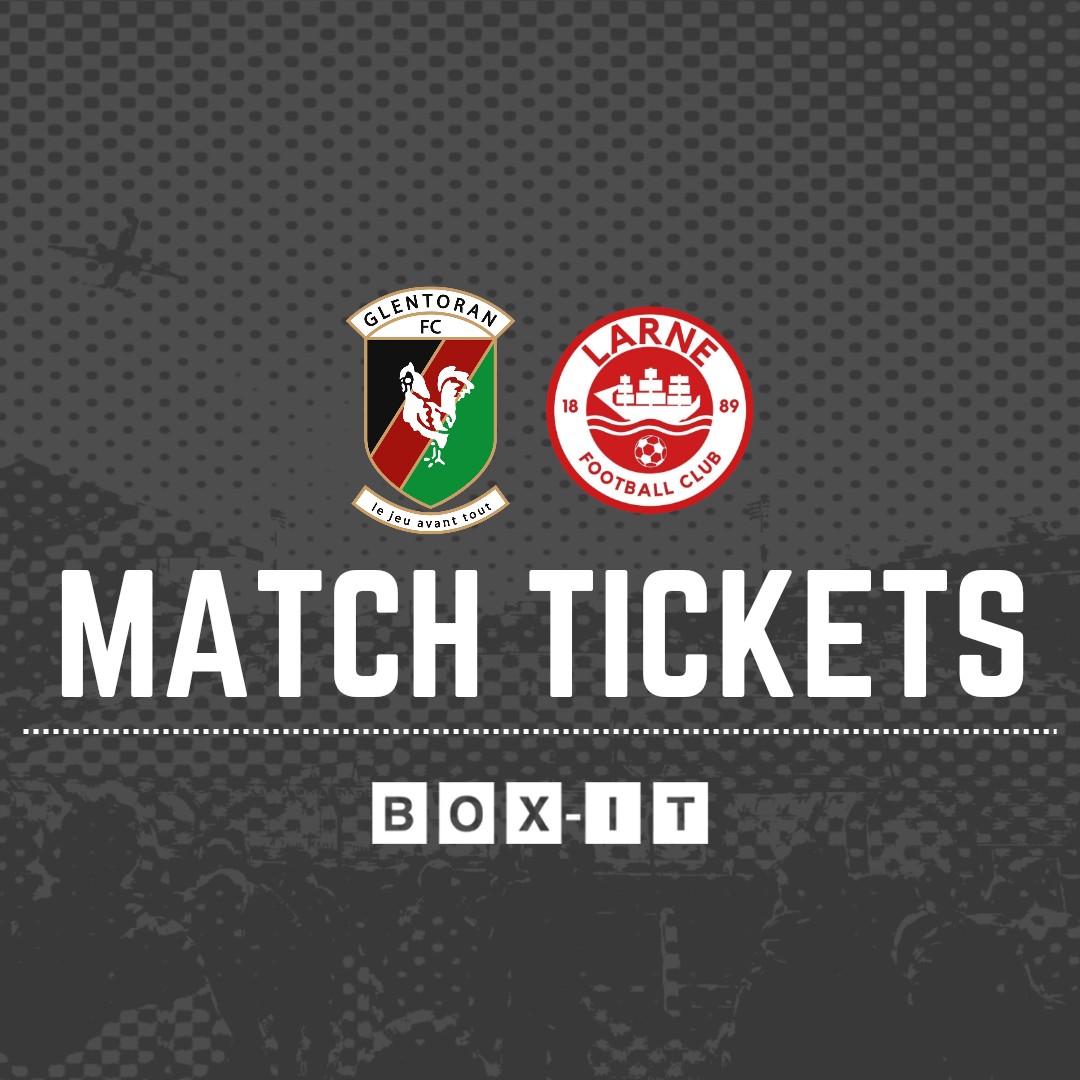 ℹ️ 𝗧𝗜𝗖𝗞𝗘𝗧𝗦

Away tickets for our opening game in the #DanskeBankPrem will be available at 9:00 tomorrow.

 🎫 embed.futureticketing.ie/c/larne-fc/eve…

#Glentoran #COYG 💚🐓