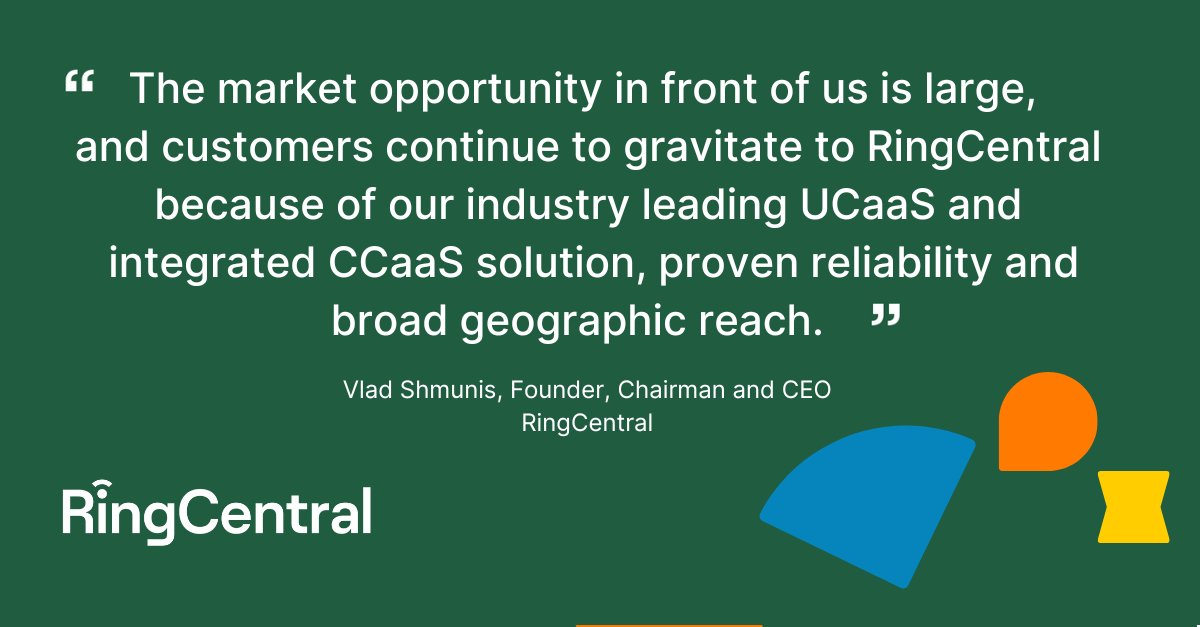 MoKatibeh's tweet photo. Truly proud of the entire @RingCentral team - we grew subscription revenue by 32%. Highest op margin ever! Big thank you to our global team!   https://t.co/FwGs5zPLXs $RNG #UCaaS #CCaaS https://t.co/NaleVGWBjs